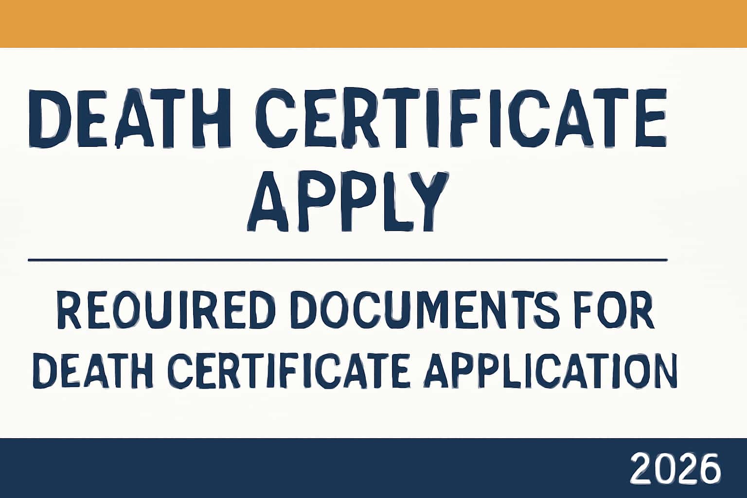 Death Certificate Apply: Required Documents for Death Certificate Application (2026)